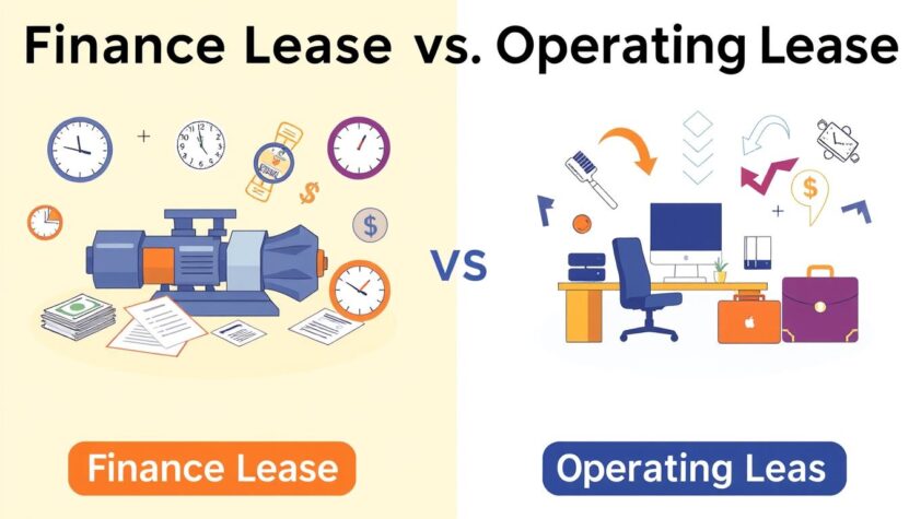 Lease comparison operating vs finance lease explained